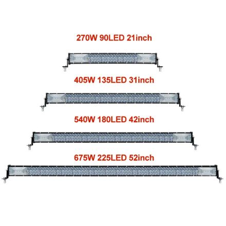 Fényhíd Ívelt 106cm 540w