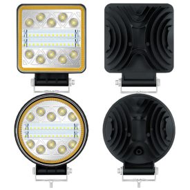 102w kerek sárga jelző fényel